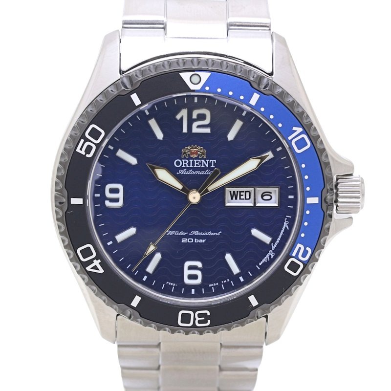 オリエントマコ RN-AA0822L F692-UBL020周年記念モデル ステンレススチール SS メンズ/130399【中古】【腕時計】