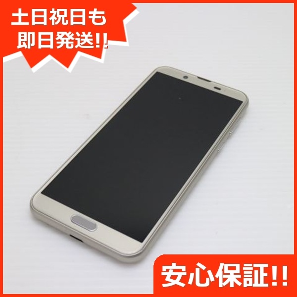 新品同様 SH-01L AQUOS sense2 ゴールド 157