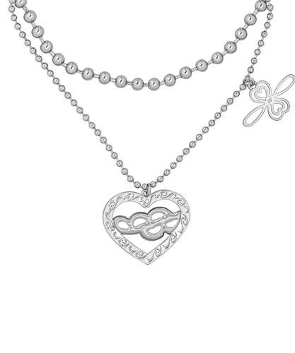 NFF wave layered necklace ウェーブレイヤードネックレス 韓国アクセサリー 正規品 ネックレス