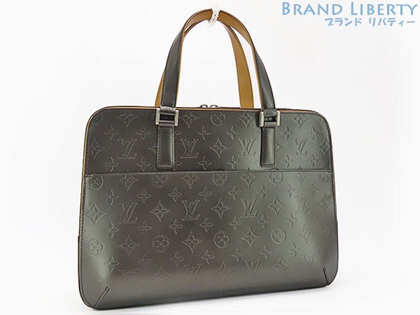 美品ルイヴィトンモノグラムマットマルデンビジネスバッグブリーフケース書類かばんハンドバッグノワールM55132