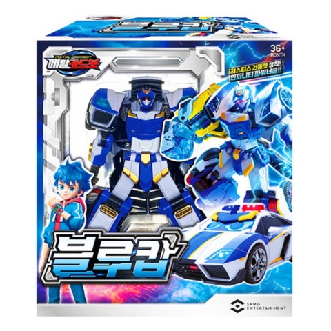 [正規品] メタルカードボット ブルーコップ メタルカード/ブルーコップ/パトカー/ロボット/韓国ロボット/変身ロボット/フィギュア/韓国アニメ