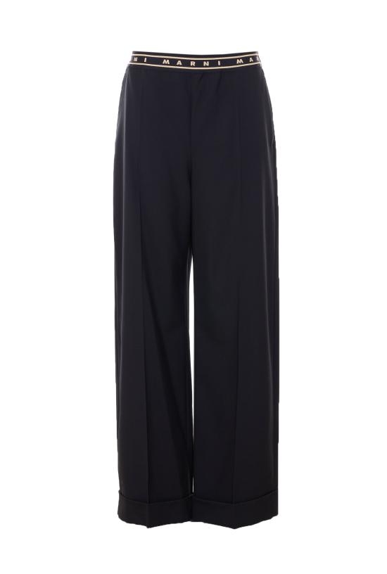 MARNI Women Straight Pants PAMA0633U0 UTW839 00N99 Black
