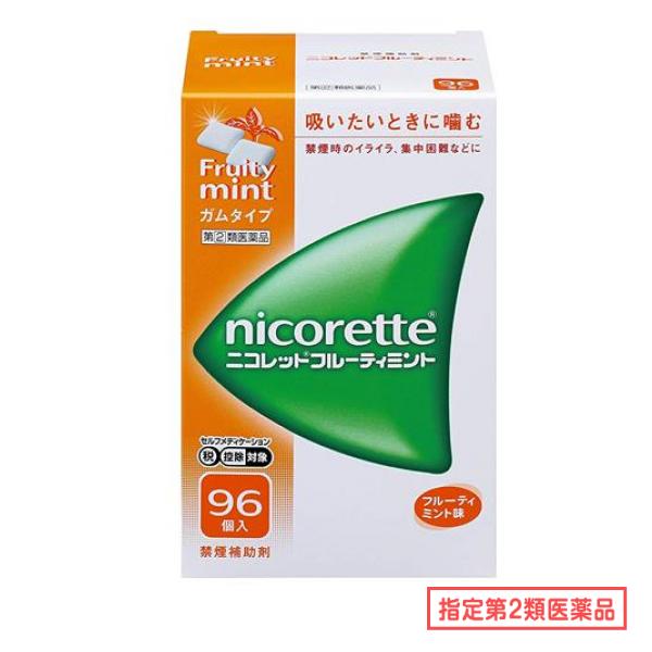 指定第２類医薬品 ニコレットフルーティミント 96個