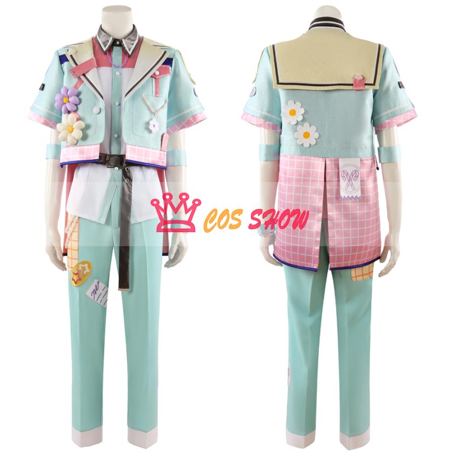 赤字販売!あんスタ クロススカウト ハッピーチャーム Sunny Side 明星スバル 春川宙 漣ジュン コスプレ衣装 cosplay 仮装 オーダーメイド製作可能 イベント ハロウィン