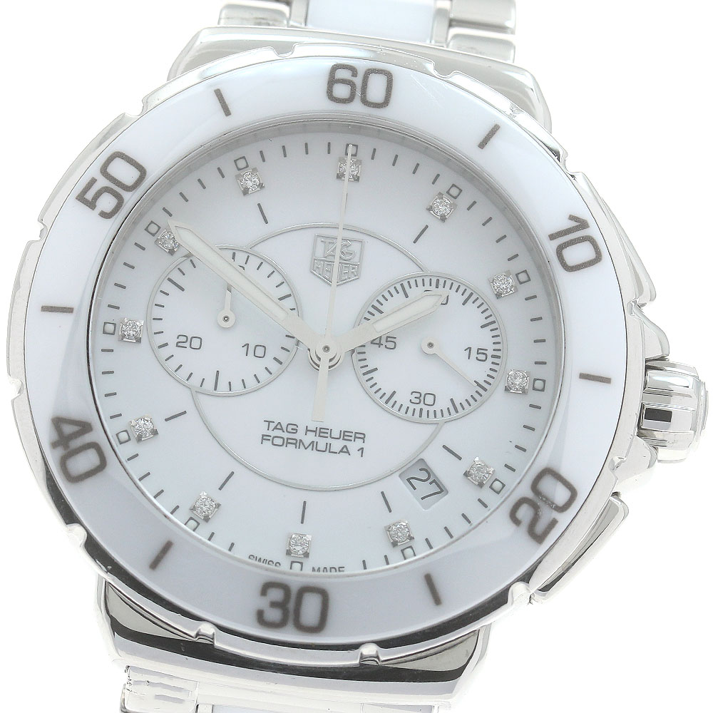タグホイヤー TAG HEUER CAH1211 フォーミュラー1 クロノグラフ 12Pダイヤ クォーツ メンズ _879597【中古】