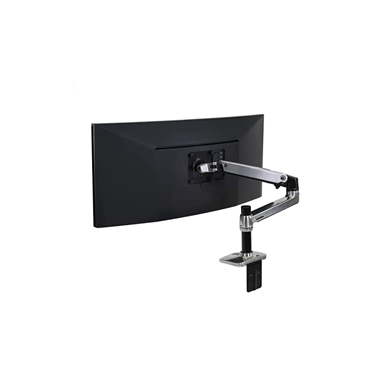 エルゴトロン LX デスクマウント モニターアーム アルミニウム 34インチ(3.211.3kg)まで対応 20,670円