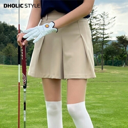 [メガ割りSALE]フロントプリーツショートパンツ・p390665