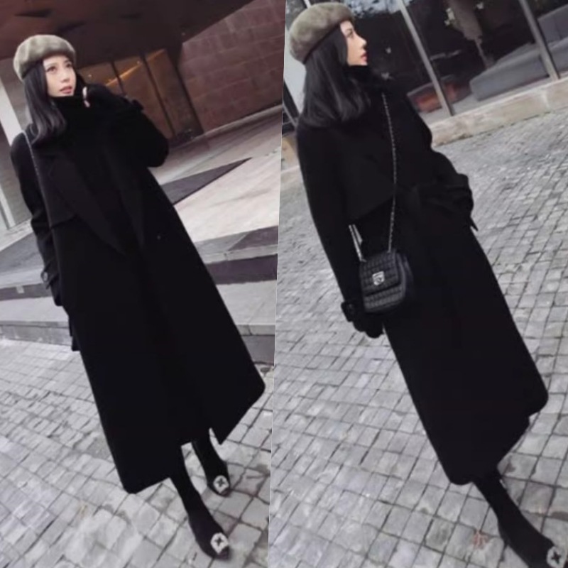 アウター レディース コート ロングコート トレンチコート ロング丈 ハイウエスト 細見え ハイネック 膝下 海外 長袖 襟付き Vネック ゆったり 無地 定番 フォーマル エレガント きれいめ