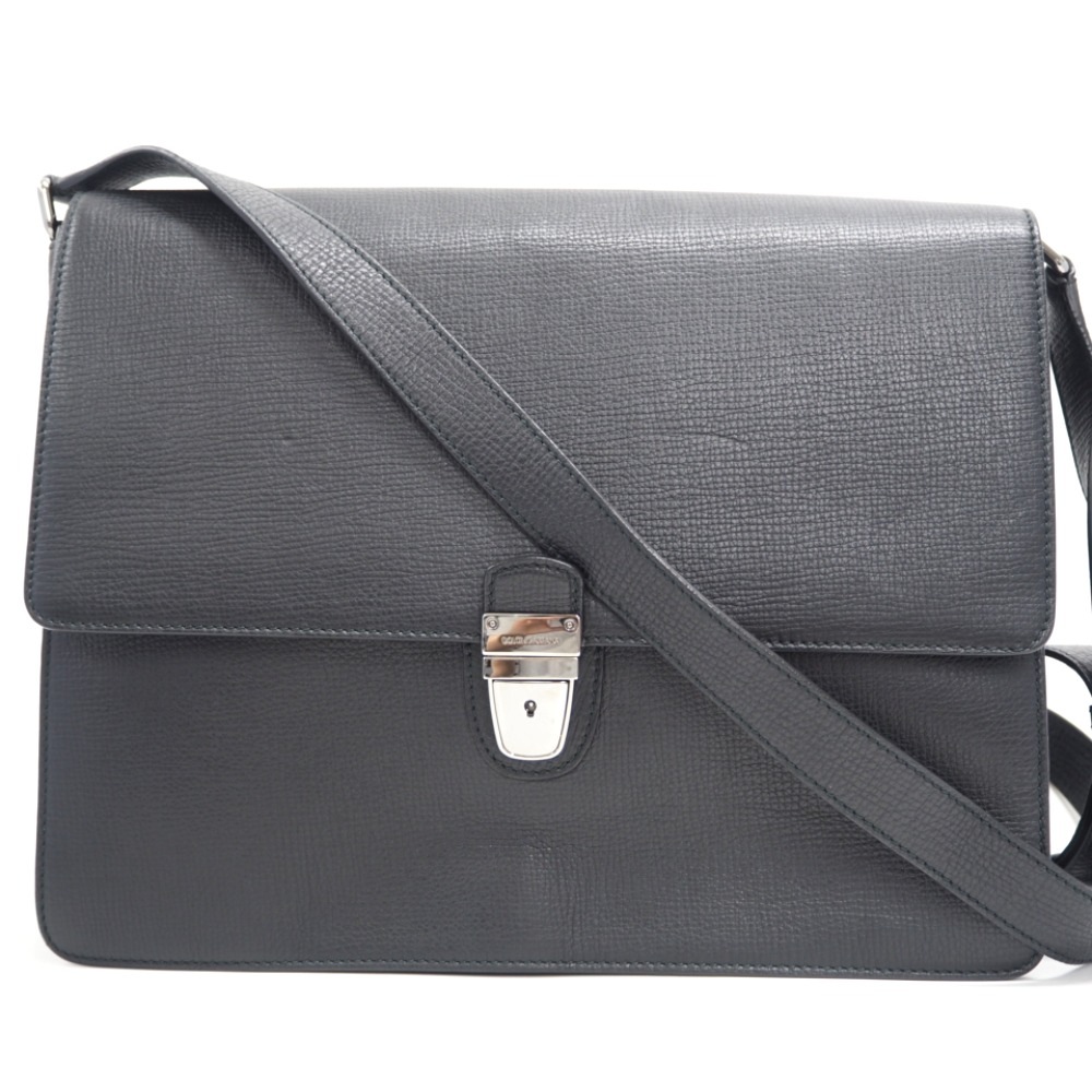 A4 書類ケース メッセンジャーバッグ ブリーフケース レザー ビジネスバッグ ブラック メンズ