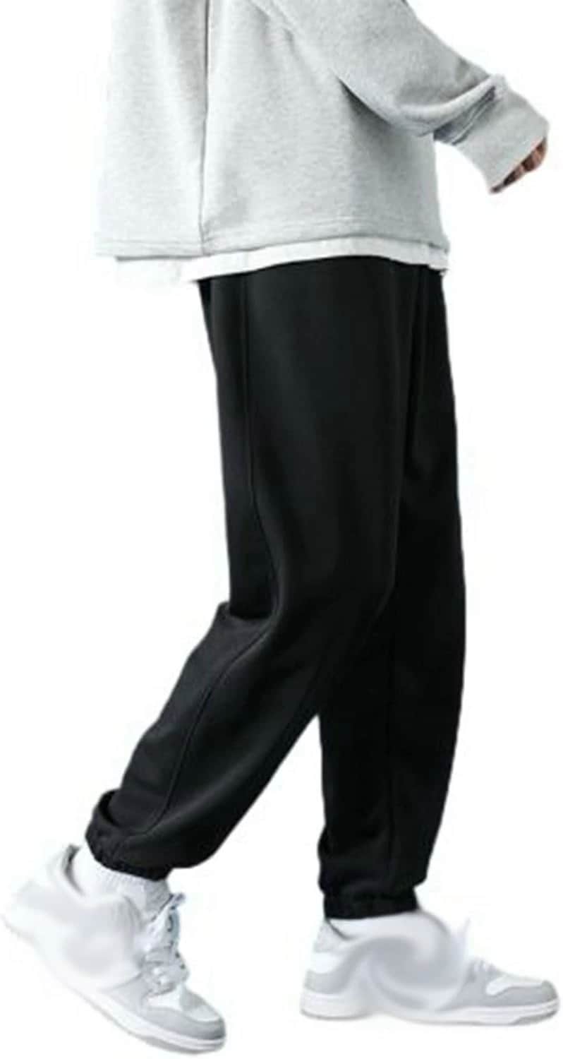 スウェットパンツ メンズ アクティブパンツ ワイドパンツ 裾リブ ウエストゴム調整でき ロングズボン チノパン ワイド シンプル 春夏秋 薄い 着心地 通学 普段着 アウトドア カジュアル