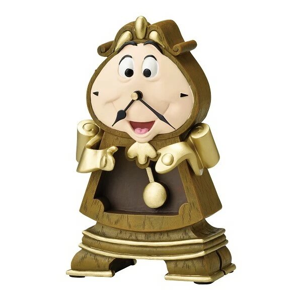 【即納】置き時計（コグスワース）セトクラフト Disney ディズニー 時計 クロック とけい 美女と野獣 Beauty AND THE BEAST コ