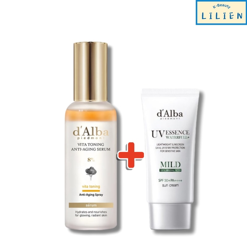 [ビタミスト＆日焼け止め] ビタトーニング アンチエイジング8％セラム(ミスト)70ml + ウォーターフルエッセンス日焼け止め(マイルド) 50ml 企画セット