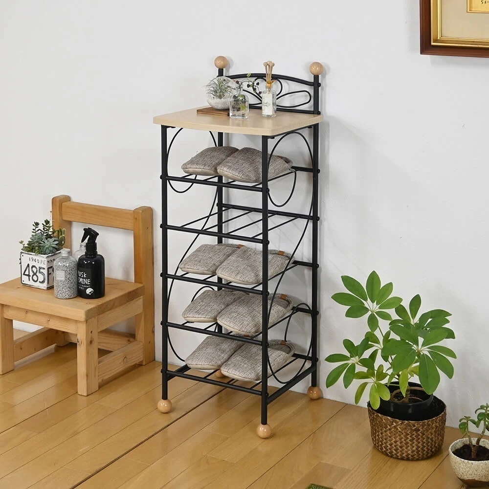 フクダクラフト スリッパラック棚式 RS-S2880 BK O スリッパ立て スリッパたて すりっぱ スリッパラック 収納