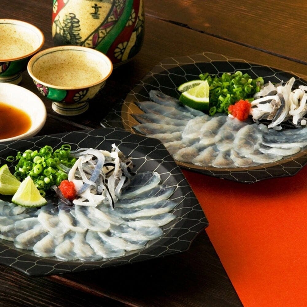 大分 豊後産 とらふぐ刺身セット 2食入 5,465円