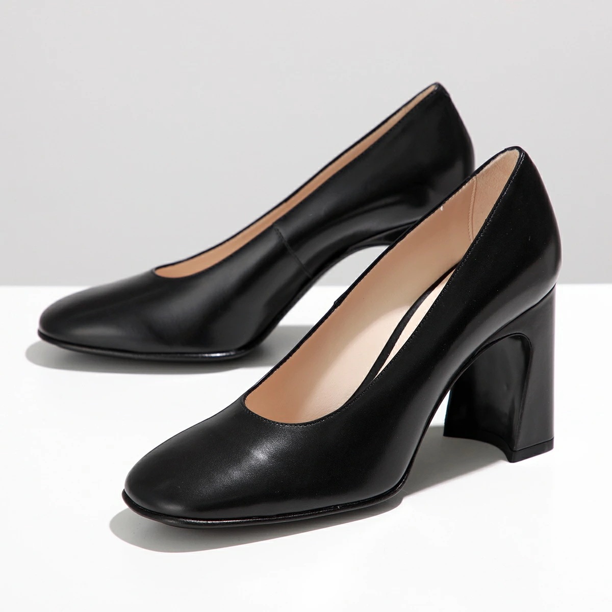 TODS トッズ パンプス XXW83C0DE60BSS レディース ラウンドトゥ レザー シューズ 靴 B999/BLACK