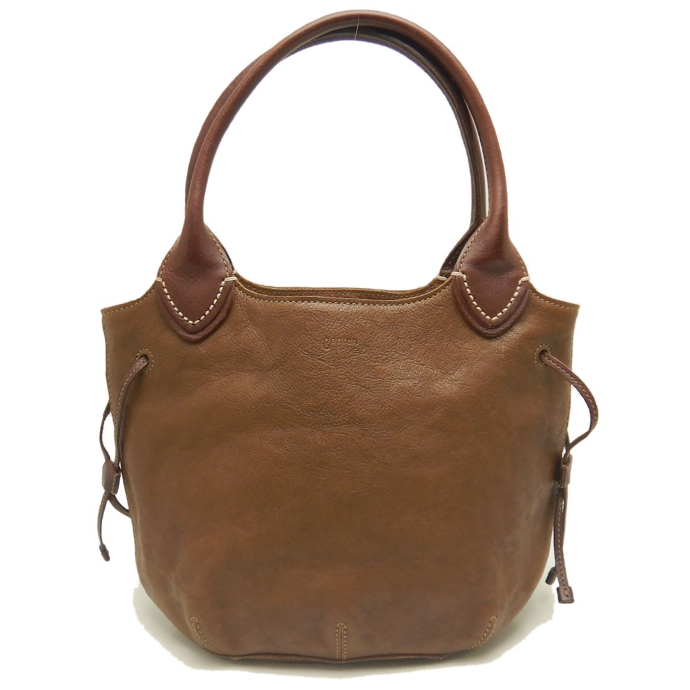 ハンドバッグ レザー ブラウン/252877【中古】