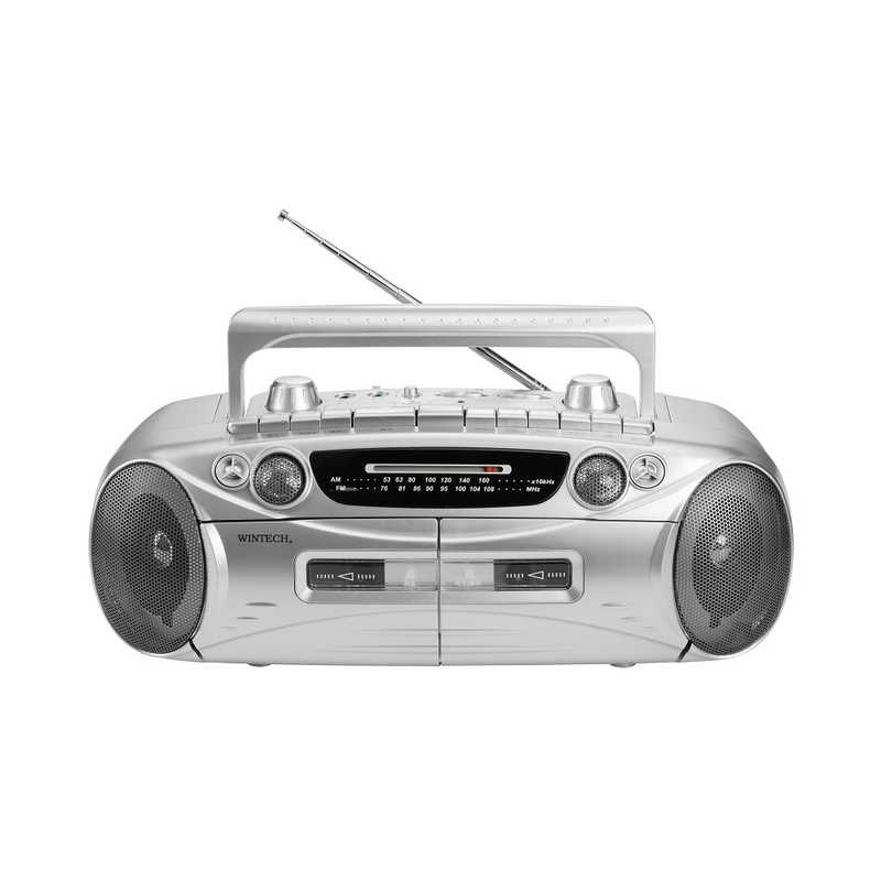 WINTECH　ダブルラジカセ WINTECH ［ワイドFM対応］　WCT-2