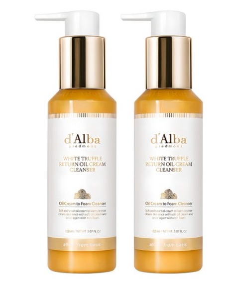 1+1 大容量 ホワイトトリュフ リターン オイルクリーム クレンザー 150ml 2個セット オイルクリームクレンザー スパウォータークレンザー 保湿栄養 敏感肌対応 毛穴汚れ 皮脂ケア 水