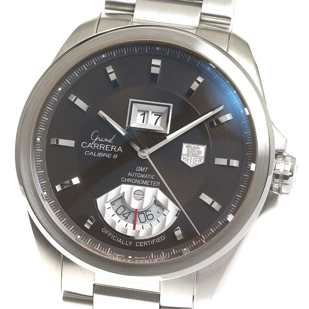 タグホイヤー TAG HEUER WAV5113 グランドカレラ GMT 自動巻き メンズ 良品 _844745【中古】