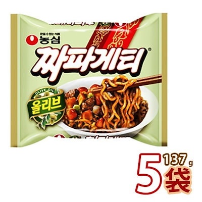 (01015)【農心】■チャパゲティ 120g x 5 個 (チャジャン...のサムネイル
