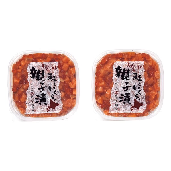野尻正武商店 鮭といくらの親子漬 2個入り ZOA619910236