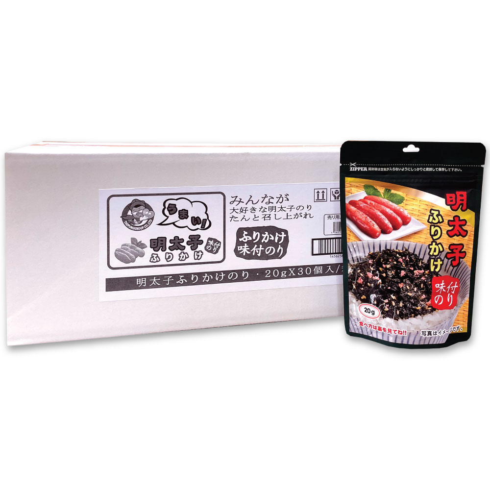TAEPUNG 明太子 ふりかけのり 20g x 30袋 箱売りぶっかけのり ピリ辛 超簡単 レシピ 海苔 韓国海苔 低カロリー 韓国海苔 ジャバンのり ワサビ わさび おつまみ のり 箱売