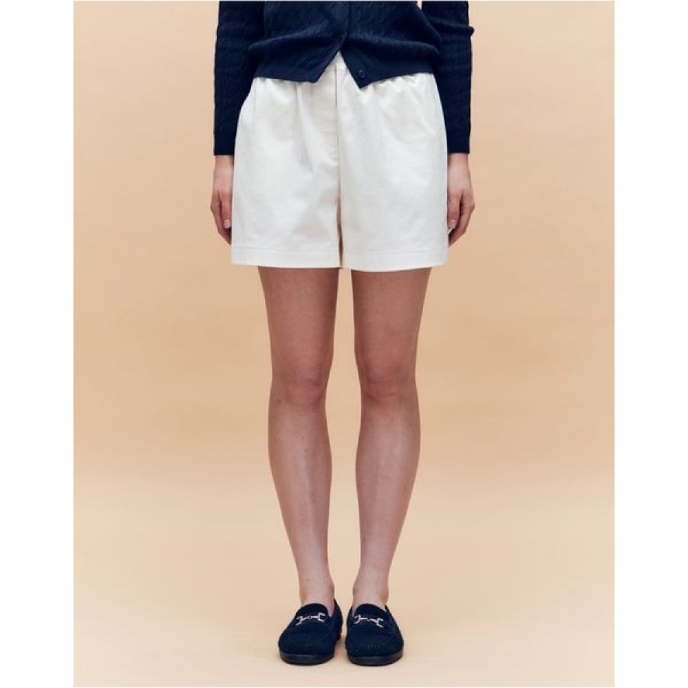 [ヘッジスレディース] 25SS チノショーツホワイト HSPA5B401WT
