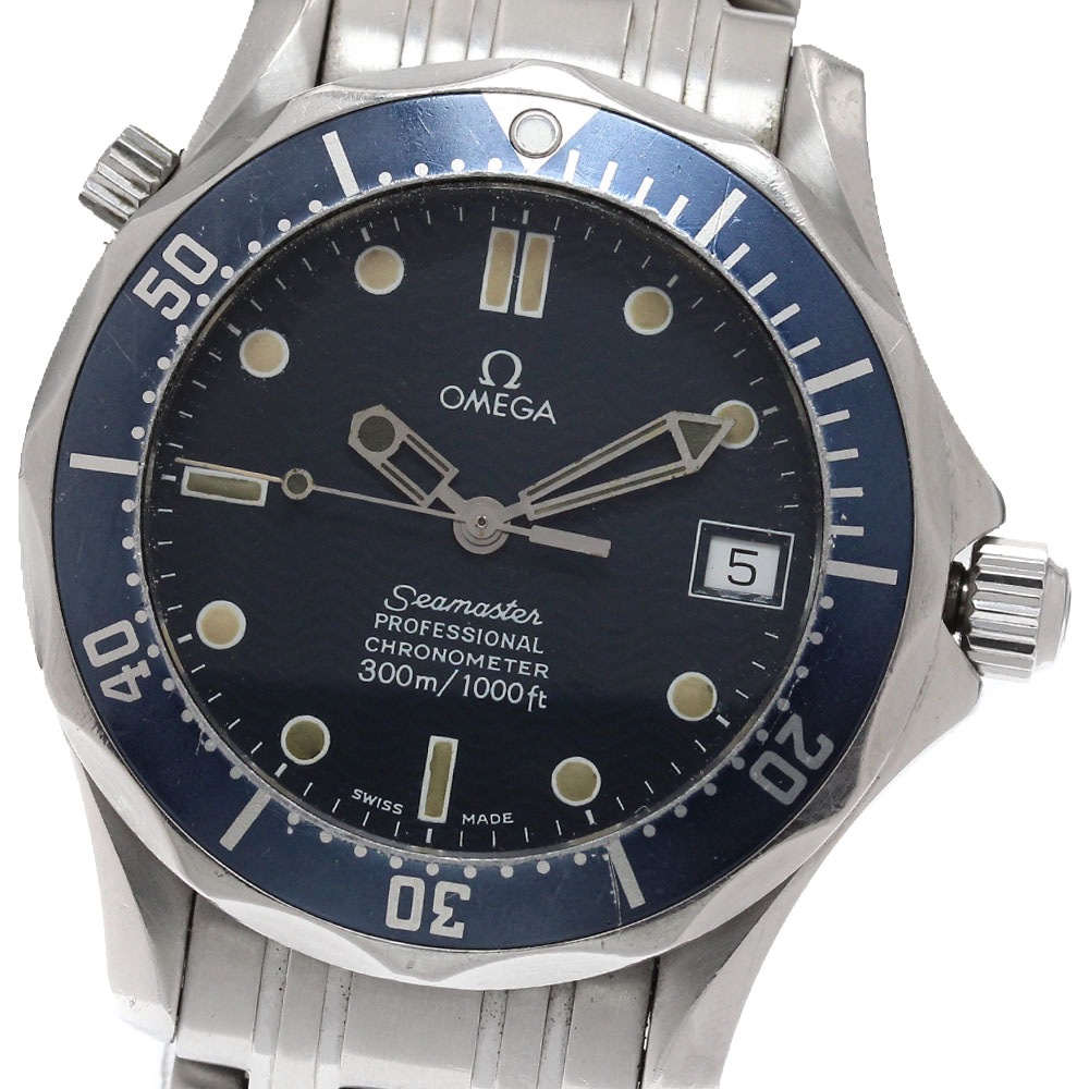 訳あり オメガ OMEGA 2551.80 シーマスター300 デイト 自動巻き ボーイズ _952082【中古】
