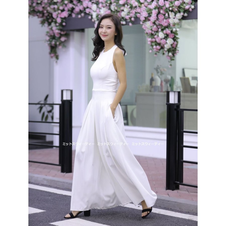 ウエディングドレス パンツドレス 二次会 花嫁 前撮り ウェディングドレス ロングドレス 結婚式 パ 11,181円