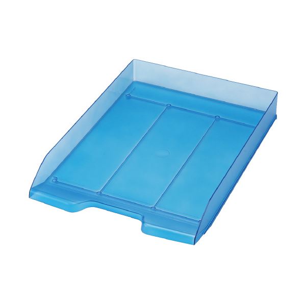 (まとめ)デスクトレー SSS-1480 A3タテ 青(x10セット)