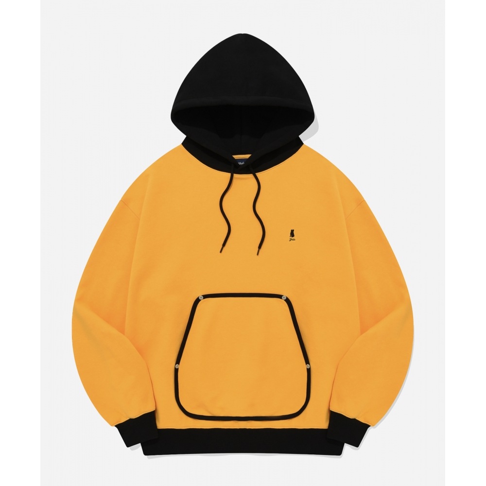 YALE ヘリテージ ダン リベット ポケット パーカー イエロー 7,977円