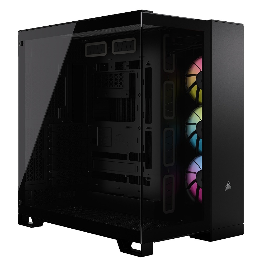 CORSAIR（コルセア） iCUE LINK 6500X RGB Mid-Tower ATX Dual Chamber ミッドタワー ATX デュアルチャンバー PCケース（ブラック） CC901