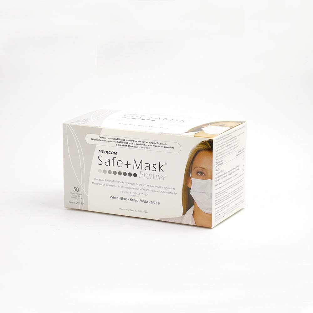 メディコム セーフマスクプレミア ホワイト 50枚入り×10箱 2014M 5,226円