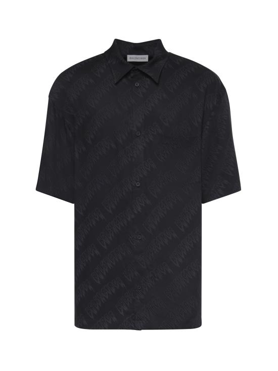 BALENCIAGA Men Shirts 871407 TUL021069 BLACK