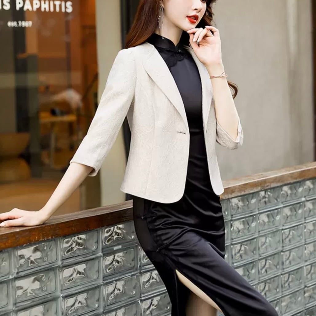 アウター ジャケット 選べる 袖あり 7分袖 七分袖 長袖 Vネック 襟付き 細身 レース 前開き 大人可愛い きれいめ シンプル カジュアル 大人 上品 おしゃれ お洒落 かっこいい 大人女子 7,681円