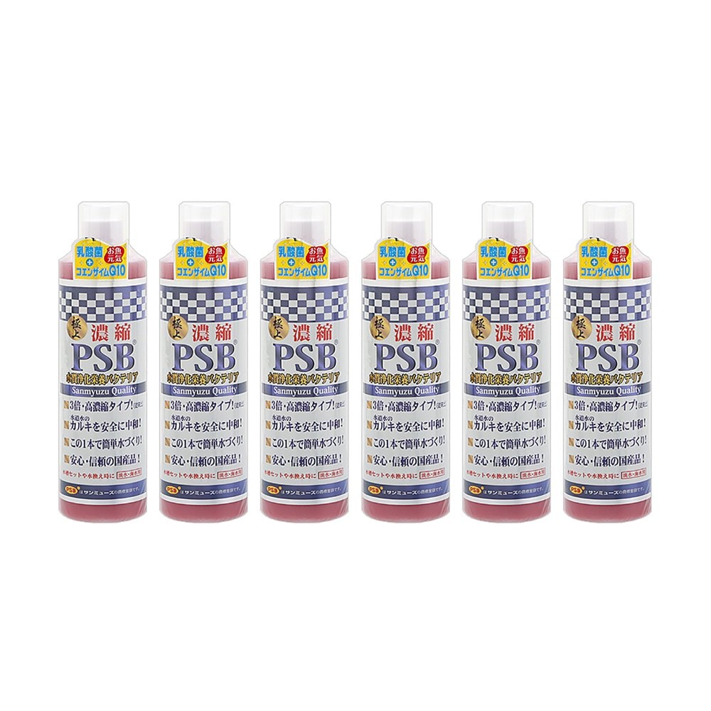 サンミューズ　極上　濃縮　ＰＳＢ　５００ｍｌ　X６本　国産　淡水・海水両用　カルキ抜き　アミノ酸　ビタミン入り　ＣＲＣ10―45―25―10―00