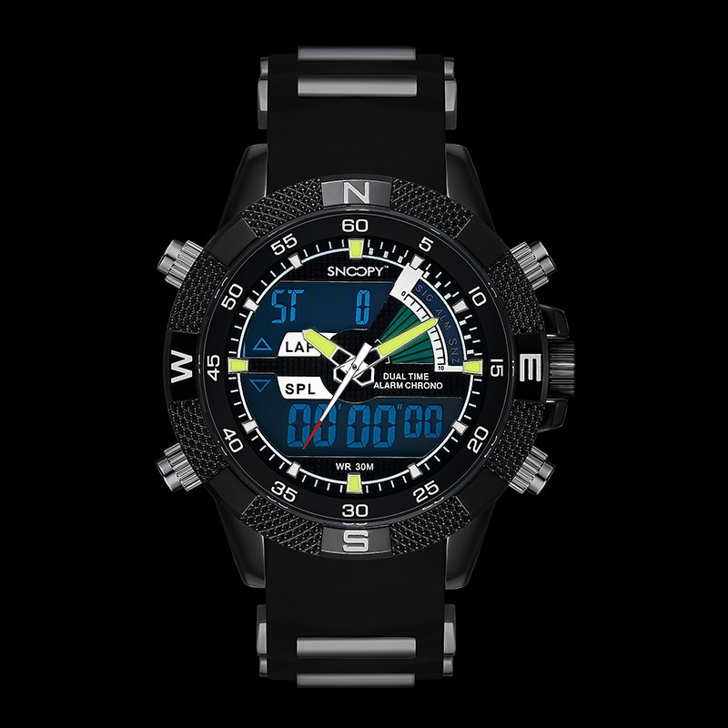 Snoopyスヌーピー子供用電子時計男の子女の子生小学生円形運動流防水時計