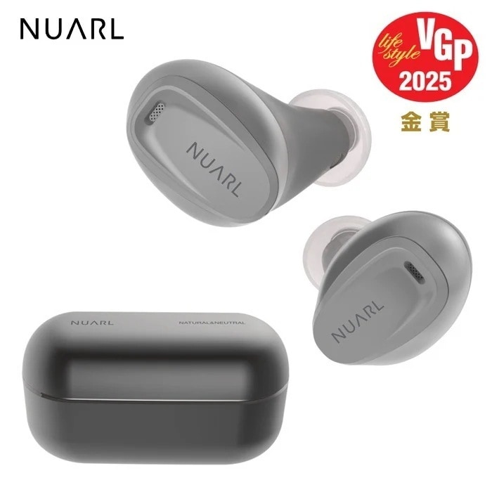 完全ワイヤレスイヤホン N6Lite ヌアール エヌシックスライト N6LITE-GR グレー