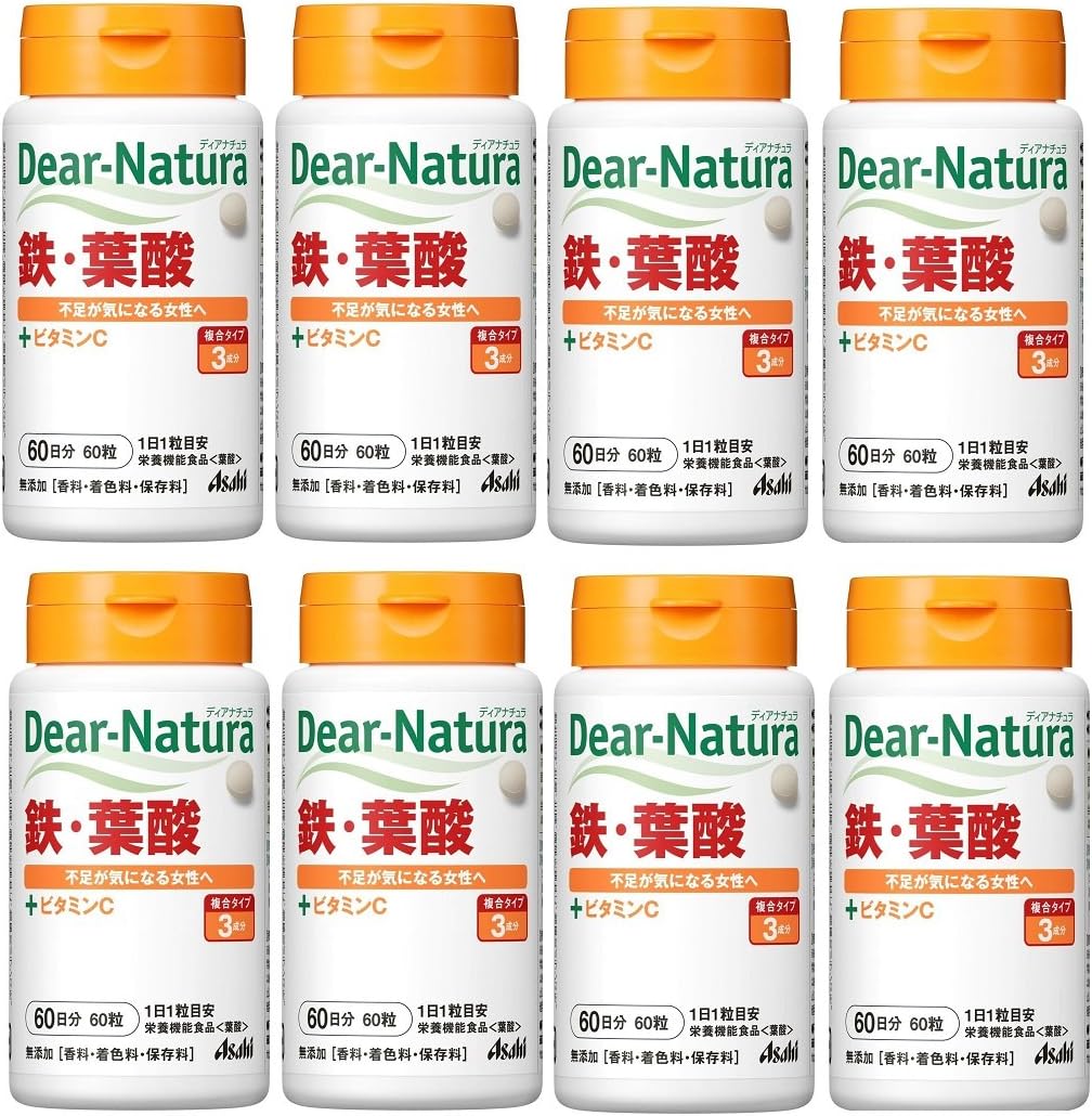 まとめ買い ディアナチュラ 鉄・葉酸 60粒×8個