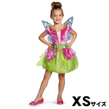 コスプレ 仮装 ティンク(ティンカーベル) 海賊クラシックドレス 女の子用 XS(3T-4T) 【 コスプレ 衣装 ハロウィン 仮装 コスチューム 子供 アニメ ディズニー グッズ キッズ 海賊 ドレ