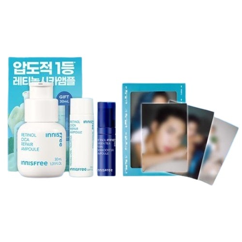 [ミンスコ Pick] イニスフリー レチノール シカ 跡 アンプル 30mL 企画セット（+25ml+PDRN5ml）