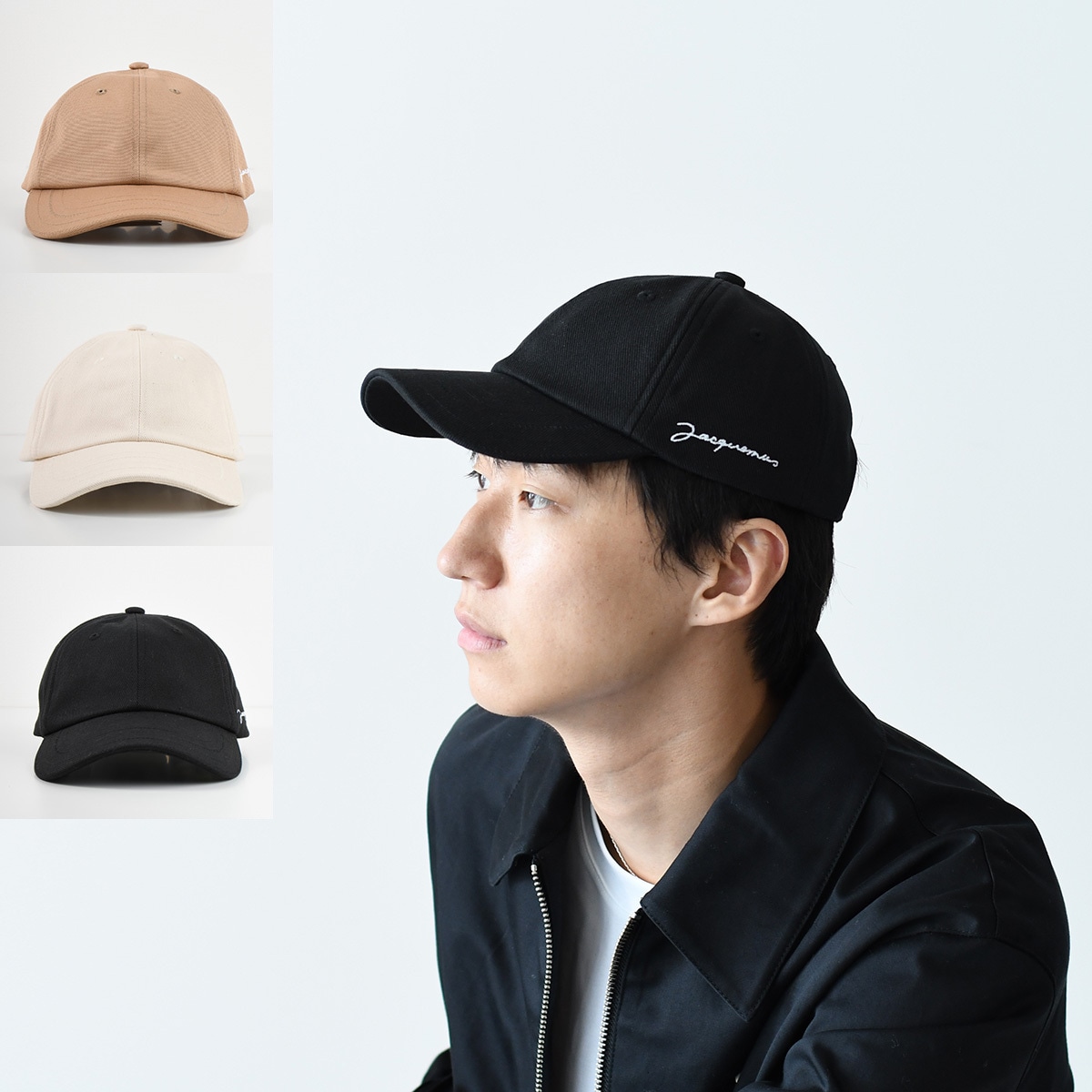 帽子 キャップ 216AC009 LA CASQUETTE JACQUEMUS メンズ ユニセックス ベージュ ホワイト ブラック ペア お揃い