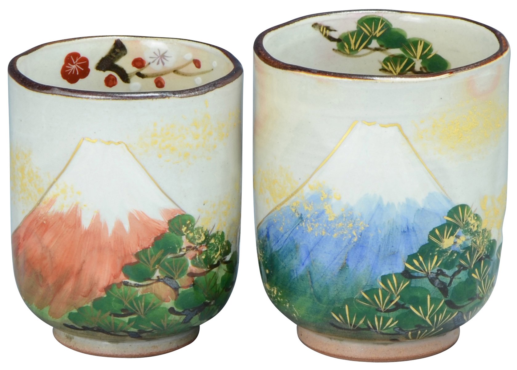 アイトー(Aito) 京焼 清水焼 俊山窯 湯呑 組湯呑 吉祥富士 USK901 6,344円