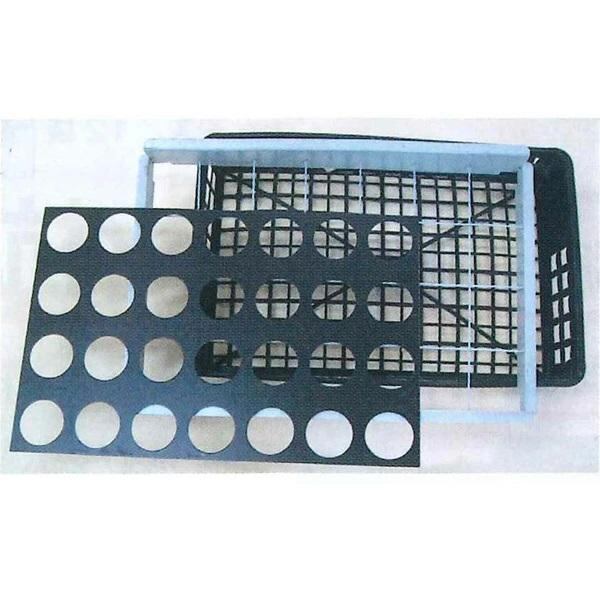 槍木産業　ミニポッター　278ｘ575ｍｍ　SR型　標準穴　一式　育苗箱用　土詰め