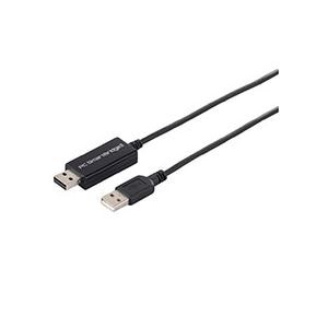 （まとめ） バッファロー パソコン自動切替器 マウス／キーボード 1.5m BSKM203 1本 5セット