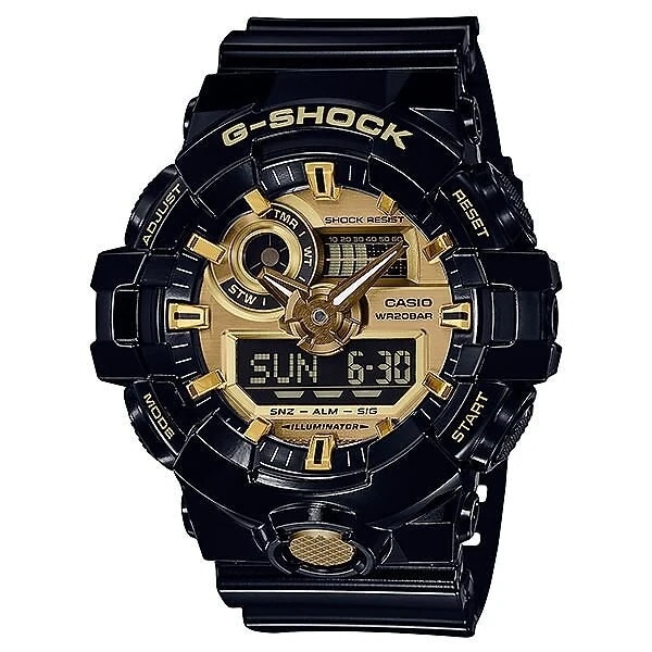 取寄品 正規品 CASIO腕時計 カシオ G-SHOCK ジーショック アナデジ GA-710GB-1AJF