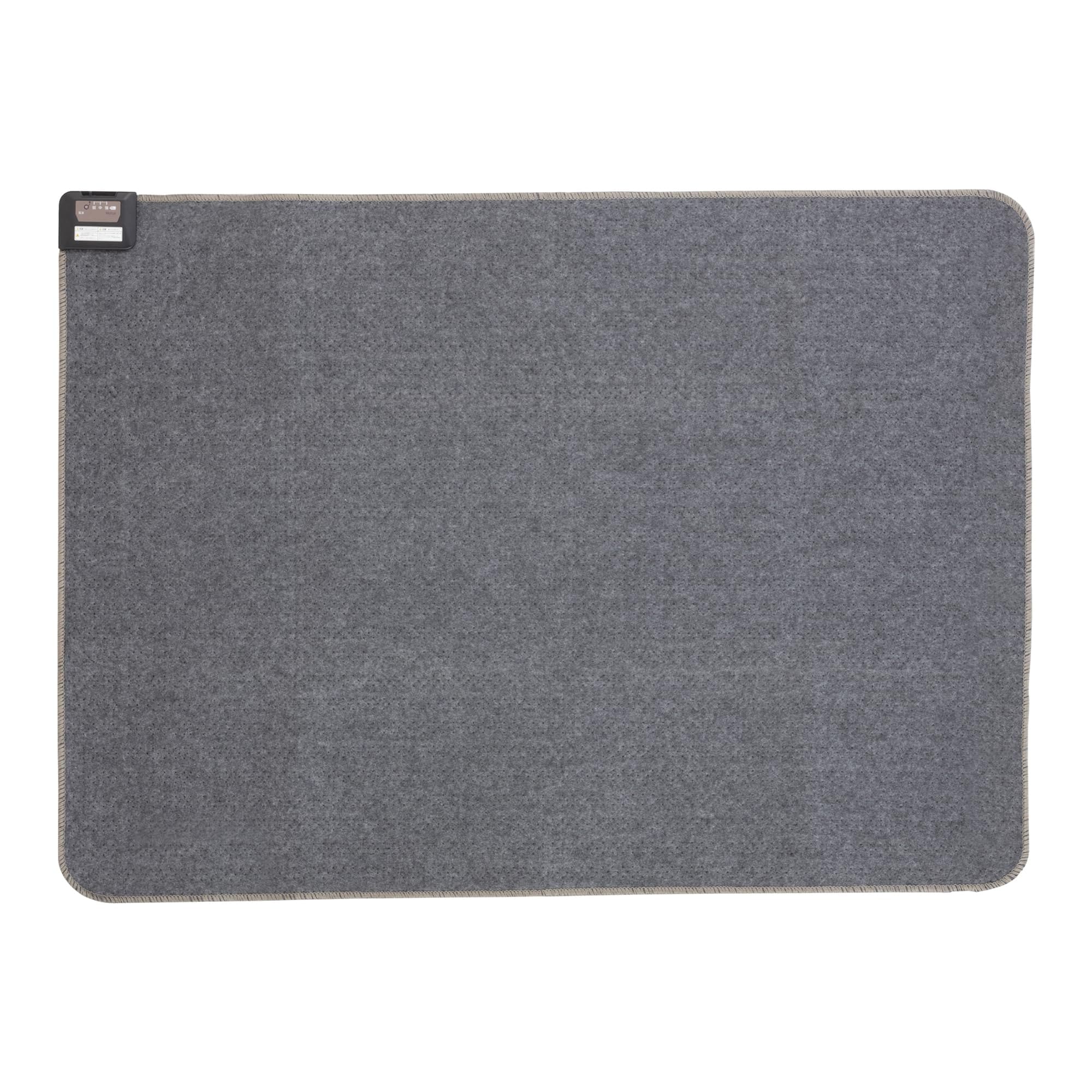 Mofua ホットカーペット 1.5畳 本体 176×128cm 温度調節 こたつ併用可 ダニ退治 コンパクト収納 電気ホットマット 足元 暖房 グレイ MFU151H 6,166円