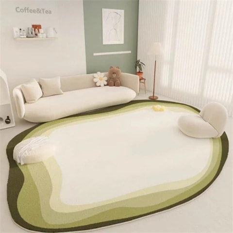 カーペット リビングのカーペットフロアマットを新調