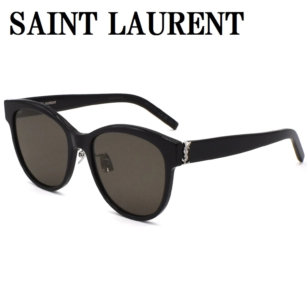 Yves Saint Laurent国内正規品 SL M107K 001 サングラス アジアンフィット アイウェア メガネ 眼鏡 UVカット 紫外線カット ブラック