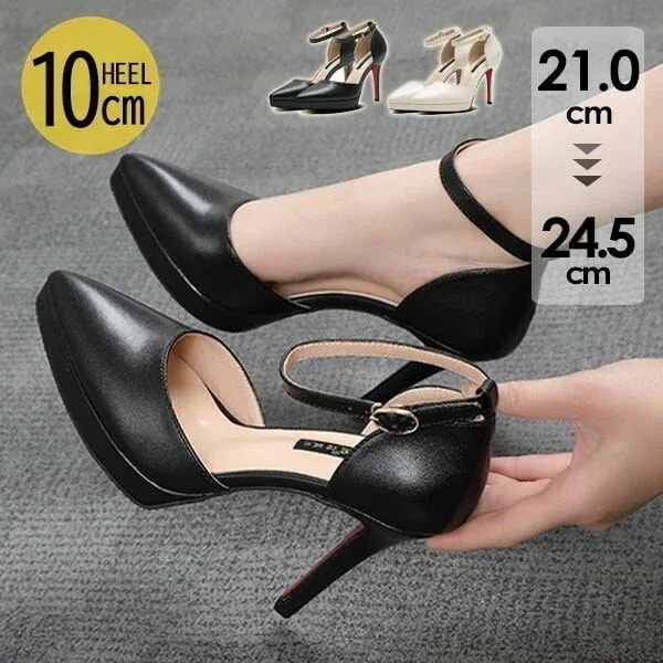 セパレートパンプス サンダル 高め 細めヒール 前詰まり 夏 レディース スエード サテン ワンストラップ かかとあり ベージュ 肌色 二次会 発表会 演奏会 おしゃれ ブライダル ウェディングシュー